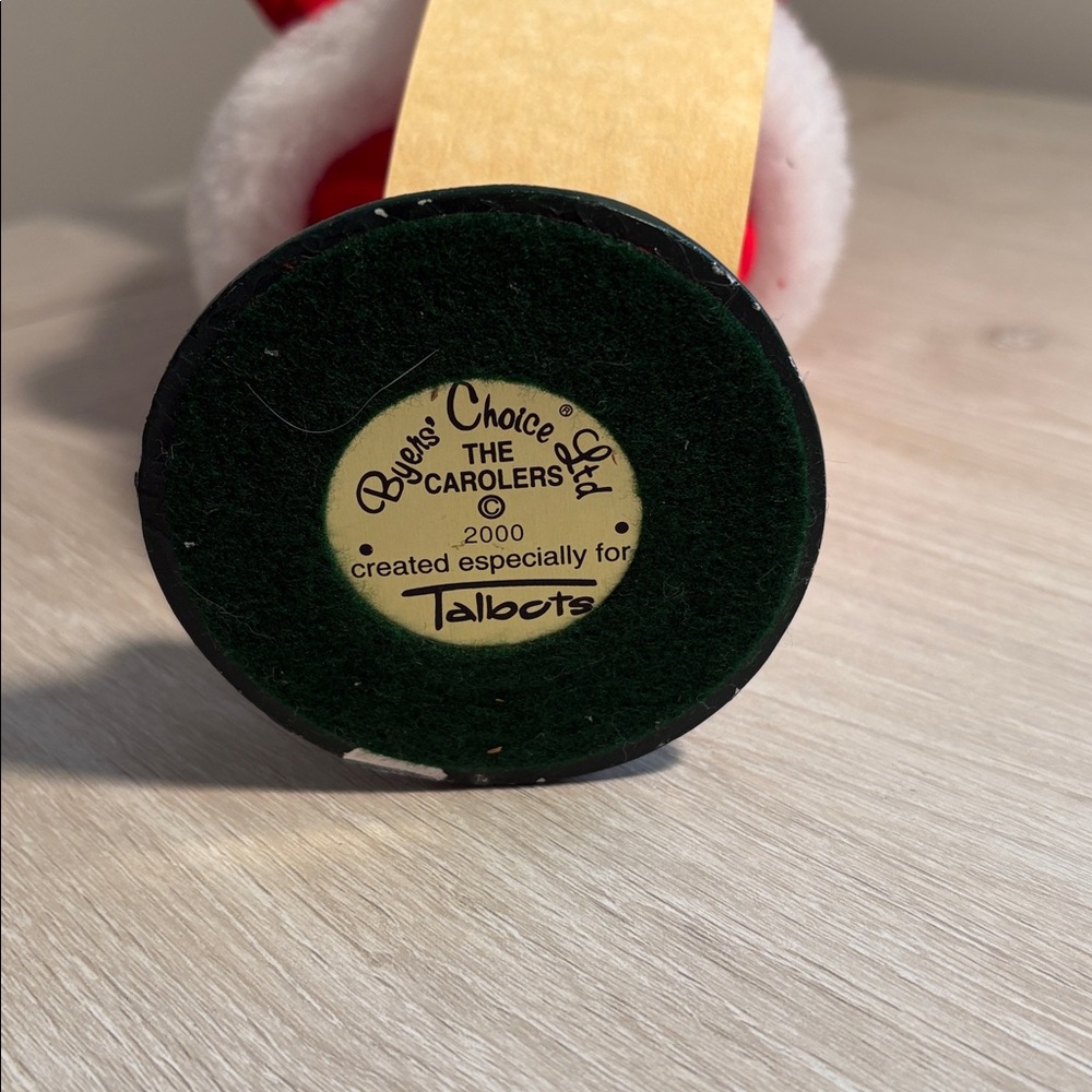 Byers Choice Carolers Santa Claus/Red Velvet Suit and List/Made for Talbots 2000 - Picture 8 of 9